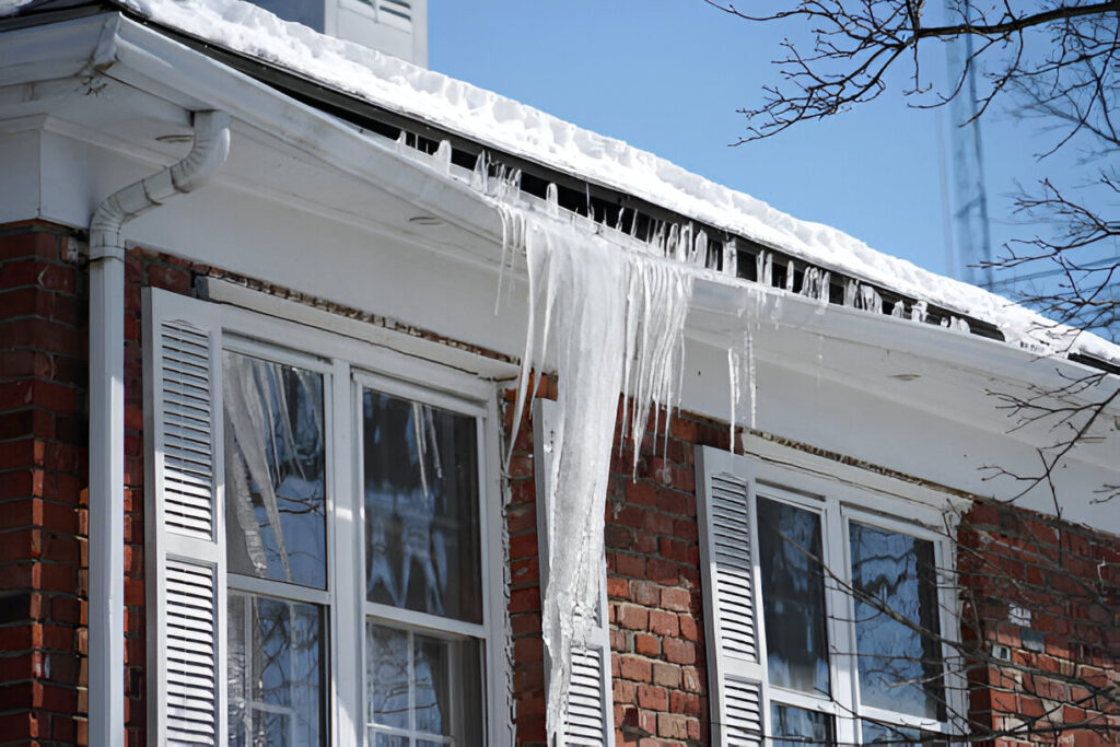 Avoid gutter breakage and ice dams by winterizing your home